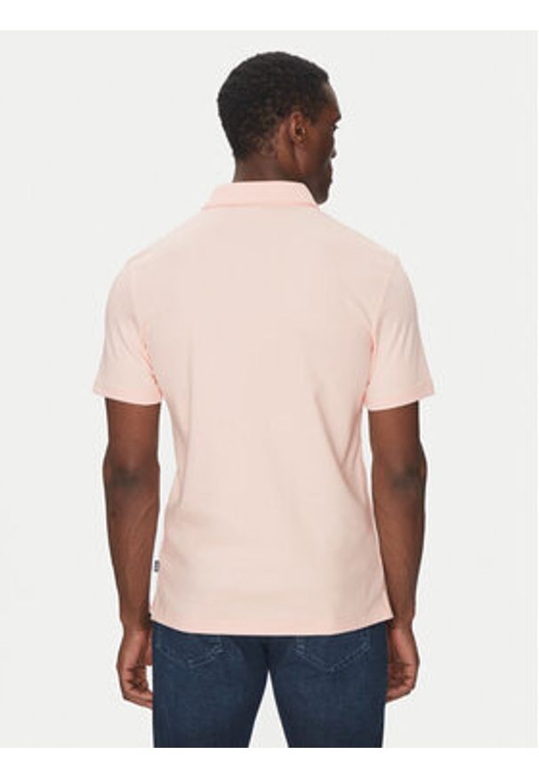 BOSS Polo Palosh 30 50471335 Różowy Slim Fit. Typ kołnierza: polo. Kolor: różowy. Materiał: bawełna