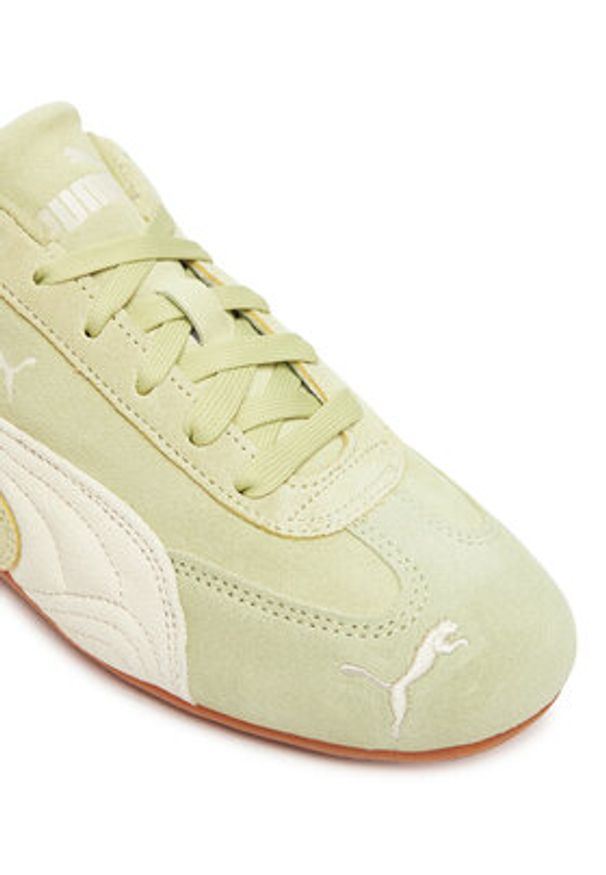 Puma Sneakersy Speedcat OG 398846 48 Zielony. Kolor: zielony. Materiał: skóra, zamsz