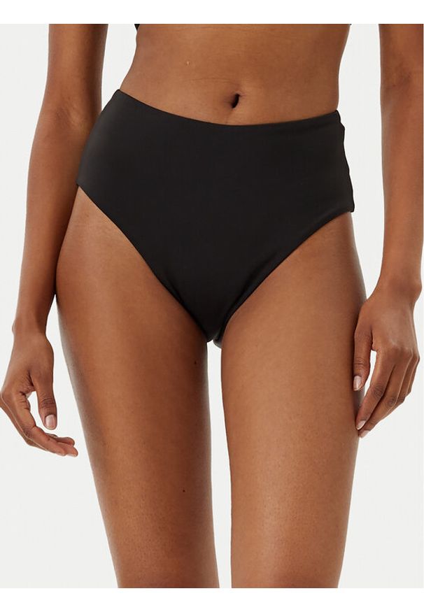 Calvin Klein Swimwear Dół od bikini KW0KW02795 Czarny. Kolor: czarny. Materiał: syntetyk
