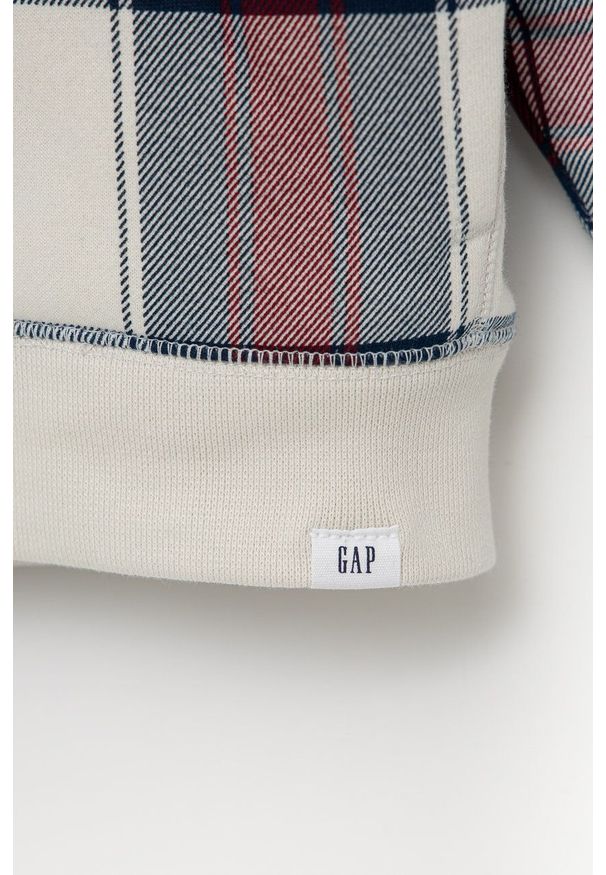 GAP - Bluza dziecięca. Okazja: na co dzień. Typ kołnierza: kaptur. Materiał: dzianina. Wzór: melanż. Styl: casual