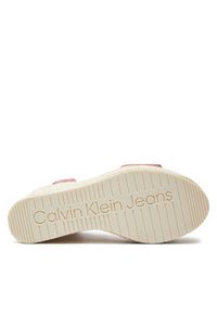 Calvin Klein Jeans Espadryle Wedge Sandal Su Mg Btw YW0YW01026 Różowy. Kolor: różowy #5