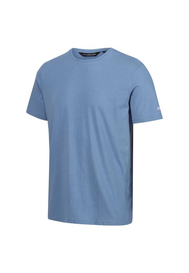 Regatta - T-shirt Męski Niska Waga Sportowy Tait. Kolor: niebieski. Sport: turystyka piesza