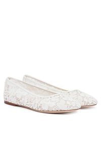 Lauren Ralph Lauren - LAUREN RALPH LAUREN Baleriny 802P10533001 Biały. Kolor: biały. Materiał: materiał #4