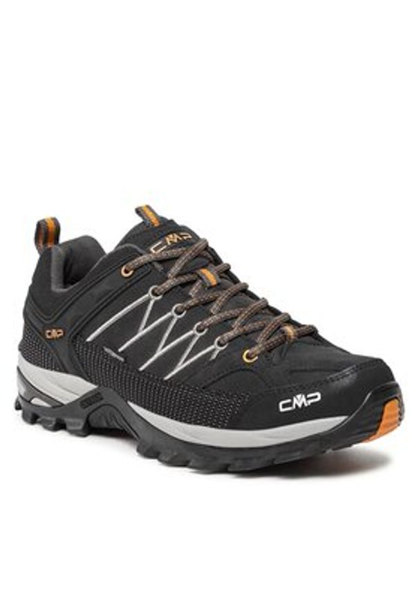 CMP Trekkingi Rigel Low Trekking Shoes Wp 3Q13247 Czarny. Kolor: czarny. Materiał: zamsz, skóra. Sport: turystyka piesza