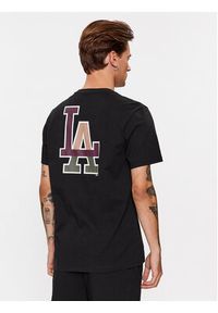 47 Brand T-Shirt Los Angeles Dodgers BB012TMKPIU599580JK Czarny Regular Fit. Kolor: czarny. Materiał: bawełna