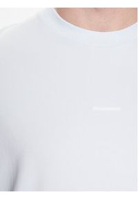 Karl Lagerfeld - KARL LAGERFELD T-Shirt 755080 532221 Błękitny Regular Fit. Typ kołnierza: dekolt w karo. Kolor: niebieski. Materiał: bawełna #5