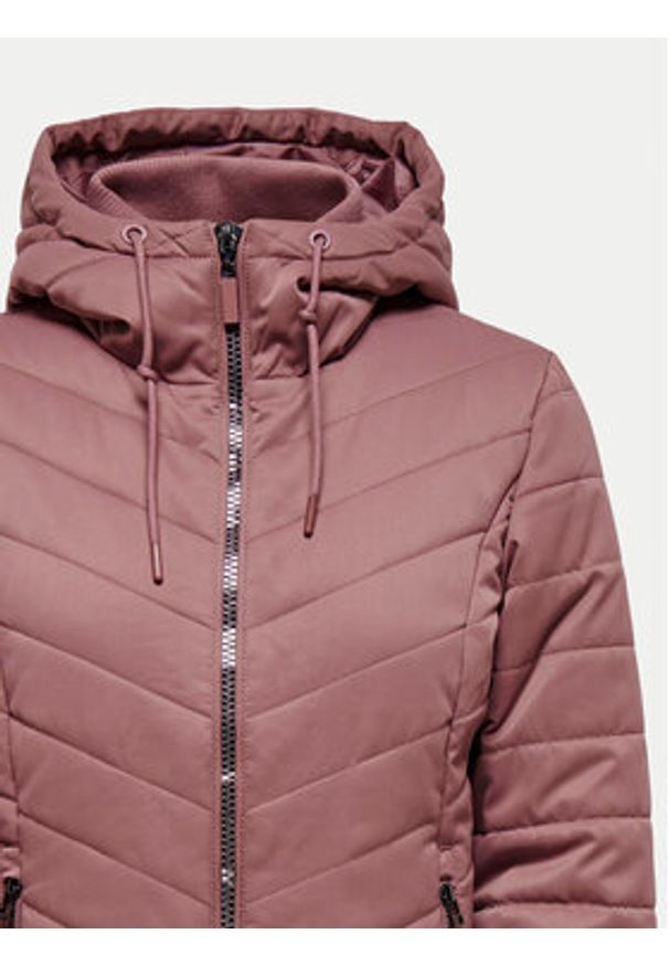 JDY Kurtka puchowa Ebonie 15328268 Różowy Regular Fit. Kolor: różowy. Materiał: syntetyk