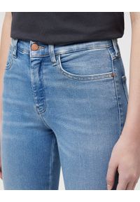 Wrangler - WRANGLER DAMSKIE SPODNIE JEANSOWE HIGH SKINNY BLUE LOVE 112342896 #5