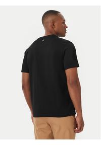 Beverly Hills Polo Club T-Shirt M1631-HR Czarny Regular Fit. Typ kołnierza: polo. Kolor: czarny. Materiał: bawełna #2