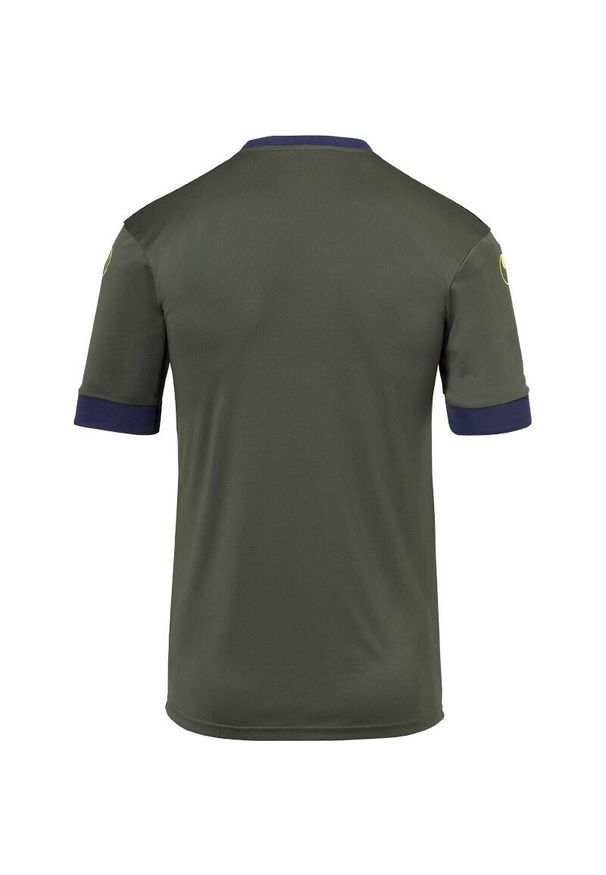 UHLSPORT - Polo Uhlsport Offense 23. Typ kołnierza: polo. Kolor: zielony, niebieski, wielokolorowy. Materiał: materiał. Sport: piłka nożna