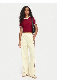 Adidas - adidas Spodnie dresowe Firebird Loose Tracksuit KS4671 Kremowy Loose Fit. Kolor: kremowy. Materiał: syntetyk #5
