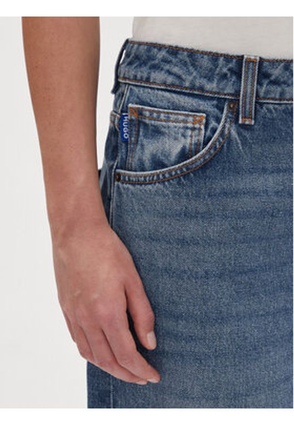 Hugo - HUGO Jeansy 50533913 Niebieski Regular Fit. Kolor: niebieski