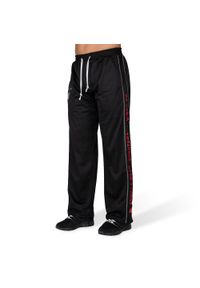 GORILLA WEAR - Functional Mesh Spodnie - Czarny/Czerwony. Kolor: czerwony, wielokolorowy, czarny. Materiał: mesh. Sport: fitness