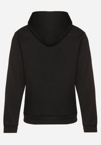 Born2be - Czarna Rozpinana Bluza z Bawełną i Kapturem Typu Oversize Diosa. Okazja: na co dzień. Kolor: czarny. Materiał: bawełna. Sezon: wiosna, jesień. Styl: klasyczny, casual