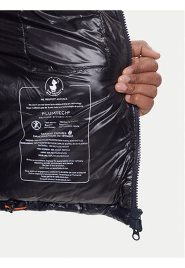 Save The Duck Kamizelka D81382U LOVE21 Granatowy Regular Fit. Kolor: niebieski. Materiał: syntetyk