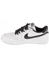Nike - Męskie Buty Air Jordan 1 Leather Low. Kolor: biały. Sezon: zima #2