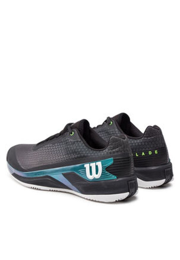 Wilson Buty do tenisa Rush Pro 4.0 Bla Clay WRS333350 Czarny. Kolor: czarny. Materiał: materiał. Sport: tenis