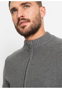 bonprix - Bawełniany kardigan z cienkiej dzianiny. Kolor: szary. Materiał: dzianina, bawełna. Długość: długie #2