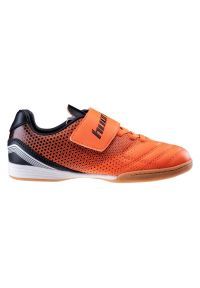Buty piłkarskie Huari Tacuari Ic 92800402446 pomarańczowe. Zapięcie: rzepy. Kolor: pomarańczowy. Materiał: guma, syntetyk. Sport: piłka nożna #1