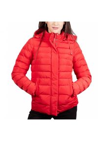 Kurtka Geox Model W Aneko Mid Jkt Kolor Czerwony. Kolor: czerwony. Materiał: tkanina