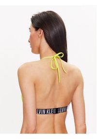 Calvin Klein Swimwear Góra od bikini KW0KW01967 Żółty. Kolor: żółty. Materiał: syntetyk