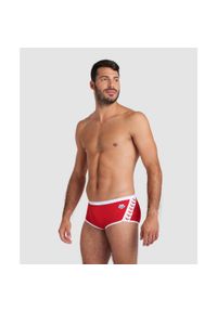 Kąpielówki Arena Icons Solid Low Waist. Stan: obniżony. Kolor: czerwony, biały, wielokolorowy #1