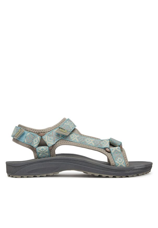 Jack Wolfskin Sandały Wave Breaker 4050291 Zielony. Kolor: zielony. Materiał: materiał