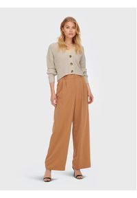 only - ONLY Kardigan Carol 15211521 Beżowy Relaxed Fit. Kolor: beżowy. Materiał: syntetyk #4