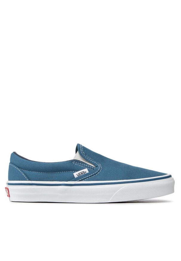 Vans Tenisówki Classic Slip-On VN-0ENVY Granatowy. Zapięcie: bez zapięcia. Kolor: niebieski. Materiał: materiał