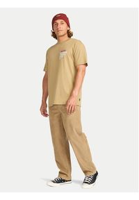 Billabong T-Shirt Twin Fin EBYZT00362 Beżowy Regular Fit. Kolor: beżowy. Materiał: bawełna #6