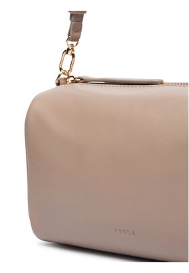 Furla Torebka Talia Mini WE00922 BX2269 CN 4488S Szary. Kolor: szary. Materiał: skórzane