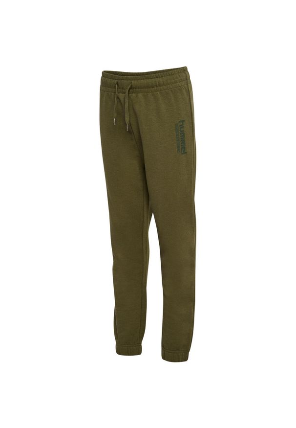 Spodnie dresowe dla dzieci Hummel Base Regular. Kolor: zielony. Materiał: dresówka. Sport: bieganie