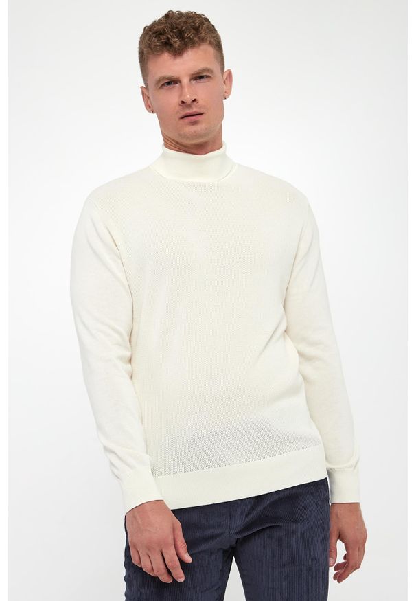 Karl Lagerfeld - Golf męski KARL LAGERFELD. Typ kołnierza: golf