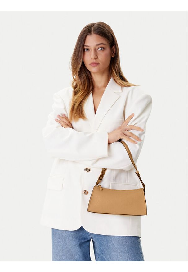 DKNY Torebka Avril R523KG57 Beżowy. Kolor: beżowy. Materiał: skórzane