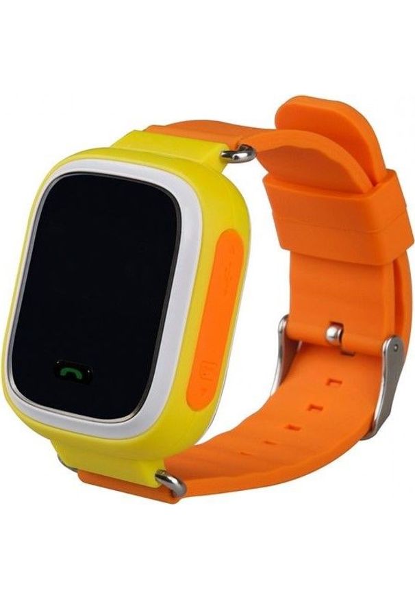 Żółty zegarek GSM City smartwatch
