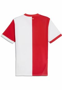 Puma - Męska koszulka domowa SK Slavia Praga 24/25 PUMA White Red. Kolor: biały, czerwony, wielokolorowy