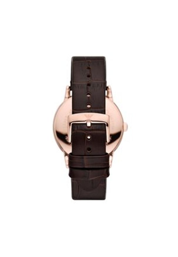 Emporio Armani Zegarek Luigi AR11566 Brązowy. Kolor: brązowy