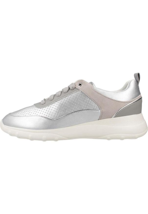 Geox - Buty GEOX D ALLENIEE Srebrny. Kolor: szary