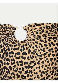 MICHAEL Michael Kors Dół od bikini MM29259 Beżowy. Kolor: beżowy. Materiał: syntetyk #3