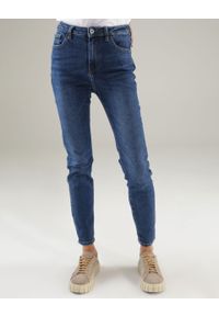 Unisono - SPODNIE Z DENIMU 42-9112-1 JEANS. Materiał: jeans, denim