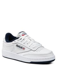 Buty Reebok Club C 85 AR0457 White/Navy. Kolor: biały. Materiał: skóra. Model: Reebok Club #1