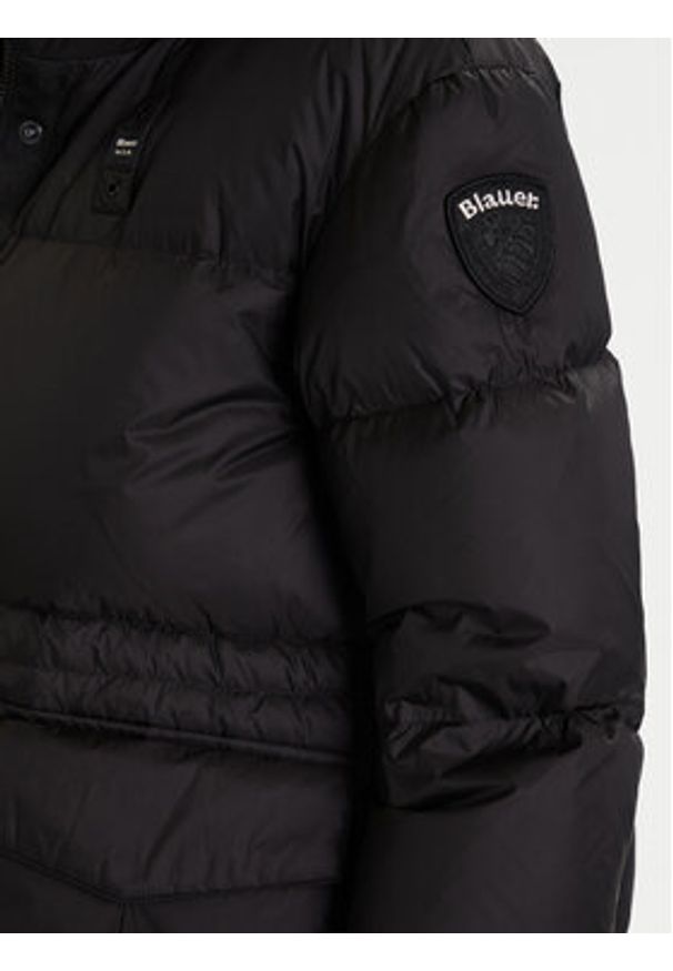 Blauer Kurtka puchowa 25WBLDB03175 Czarny Regular Fit. Kolor: czarny. Materiał: syntetyk