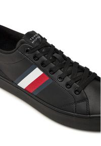 TOMMY HILFIGER - Tommy Hilfiger Sneakersy FM0FM05199 Czarny. Kolor: czarny. Materiał: skóra #5