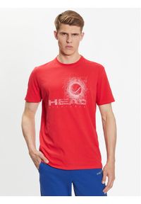 Head T-Shirt Vision 811463 Czerwony Regular Fit. Kolor: czerwony. Materiał: bawełna