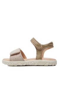 Geox Sandały J Sandal Haiti Girl J028ZA 007NF C0208 M Złoty. Kolor: złoty