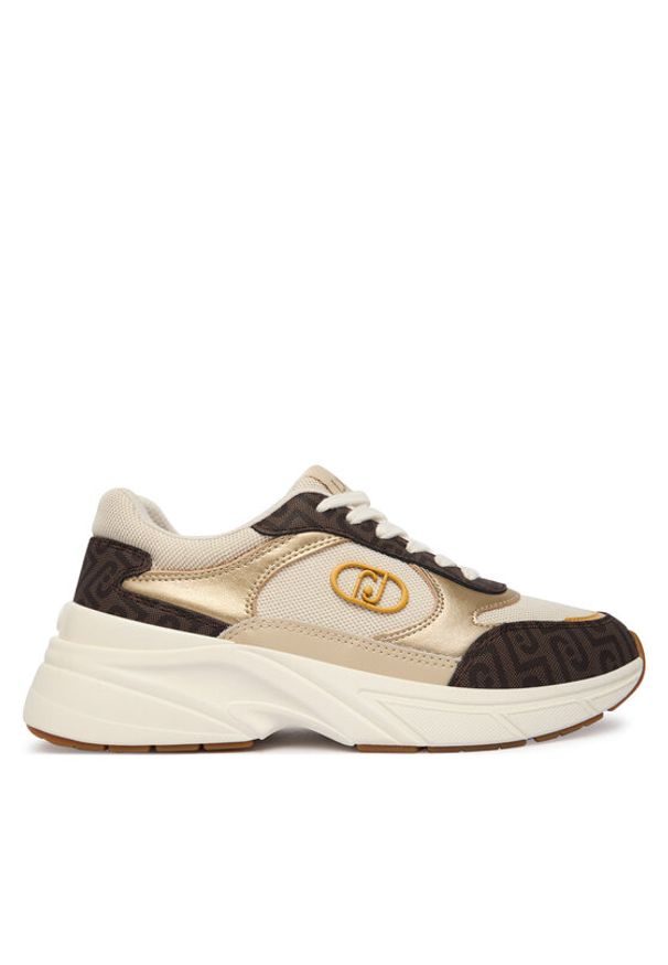 Liu Jo Sneakersy BA6045 PX831 Beżowy. Kolor: beżowy. Materiał: skóra