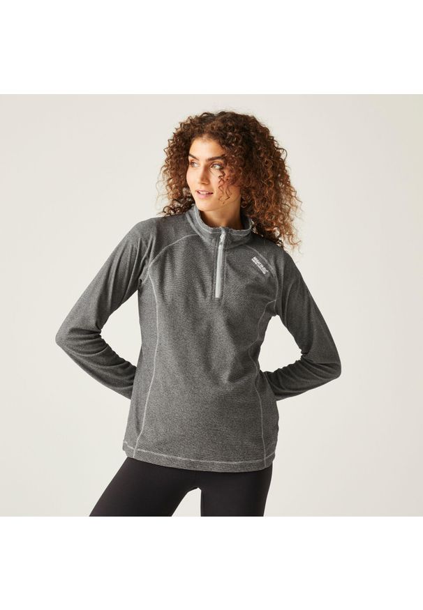 Regatta - Polar damski Montes. Kolor: szary. Materiał: polar. Sport: turystyka piesza