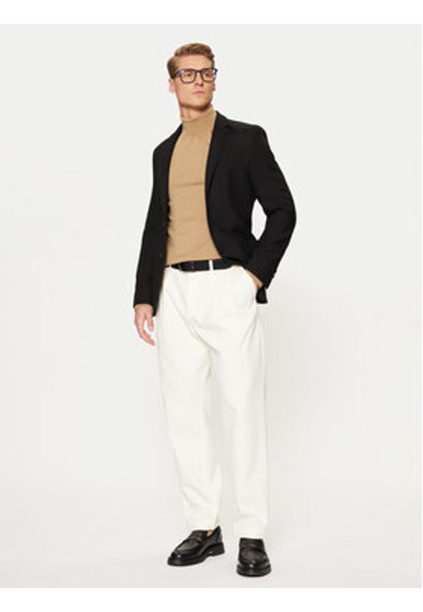 TOMMY HILFIGER - Tommy Hilfiger Chinosy MW0MW37733 Biały Regular Fit. Kolor: biały. Materiał: bawełna