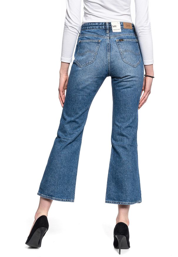 Lee - DAMSKIE SPODNIE JEANSOWE LEE CROPPED BOOT L30NRDQF 112106537