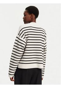 AMI PARIS - AMI Paris Sweter UKS036.KN0041 Szary Relaxed Fit. Kolor: szary. Materiał: bawełna #3